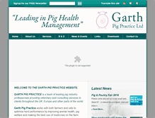 Tablet Screenshot of garthvet.co.uk